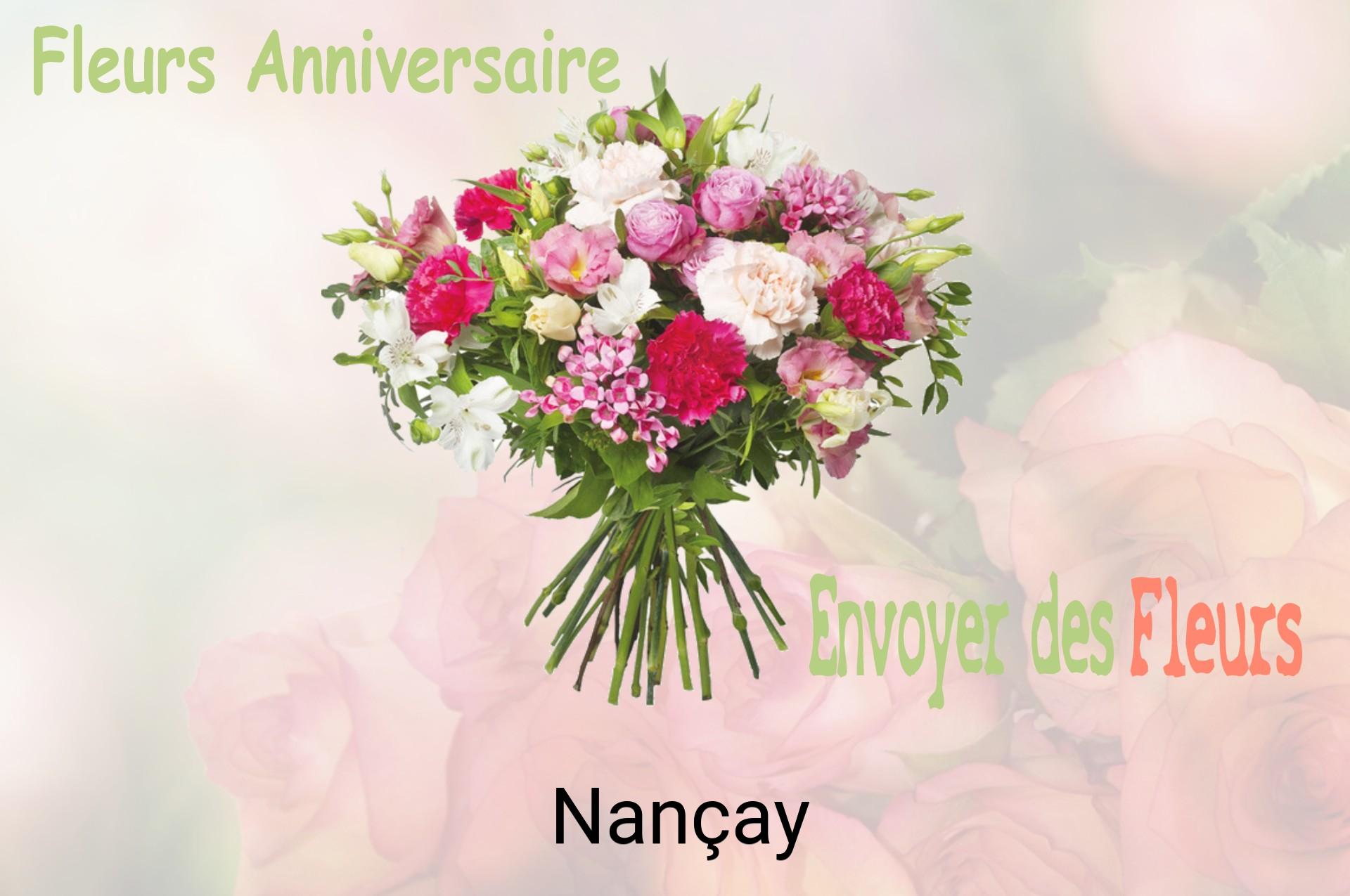 Bouquet de fleurs d’anniversaire livré à Nançay